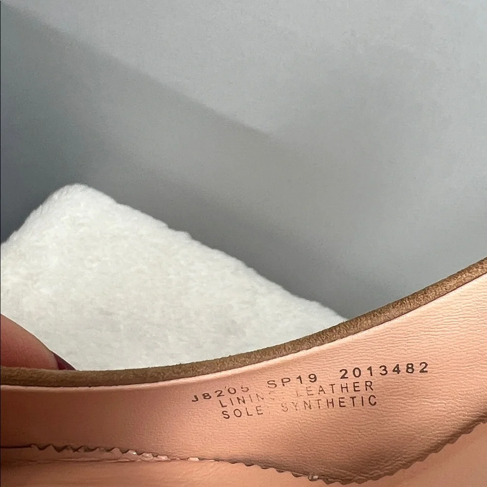 J. Crew Colette D'Orsay Suede Ashen Brown Pumps Made in Italy Sz 8.5